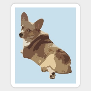 Ollie Oliver the Corgi Sticker